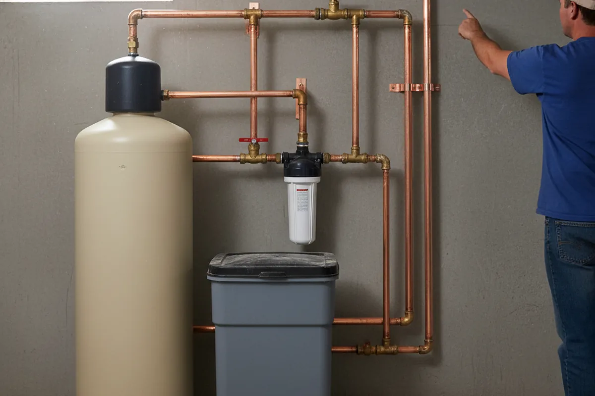 Whole-house water treatment system installed in Saluda